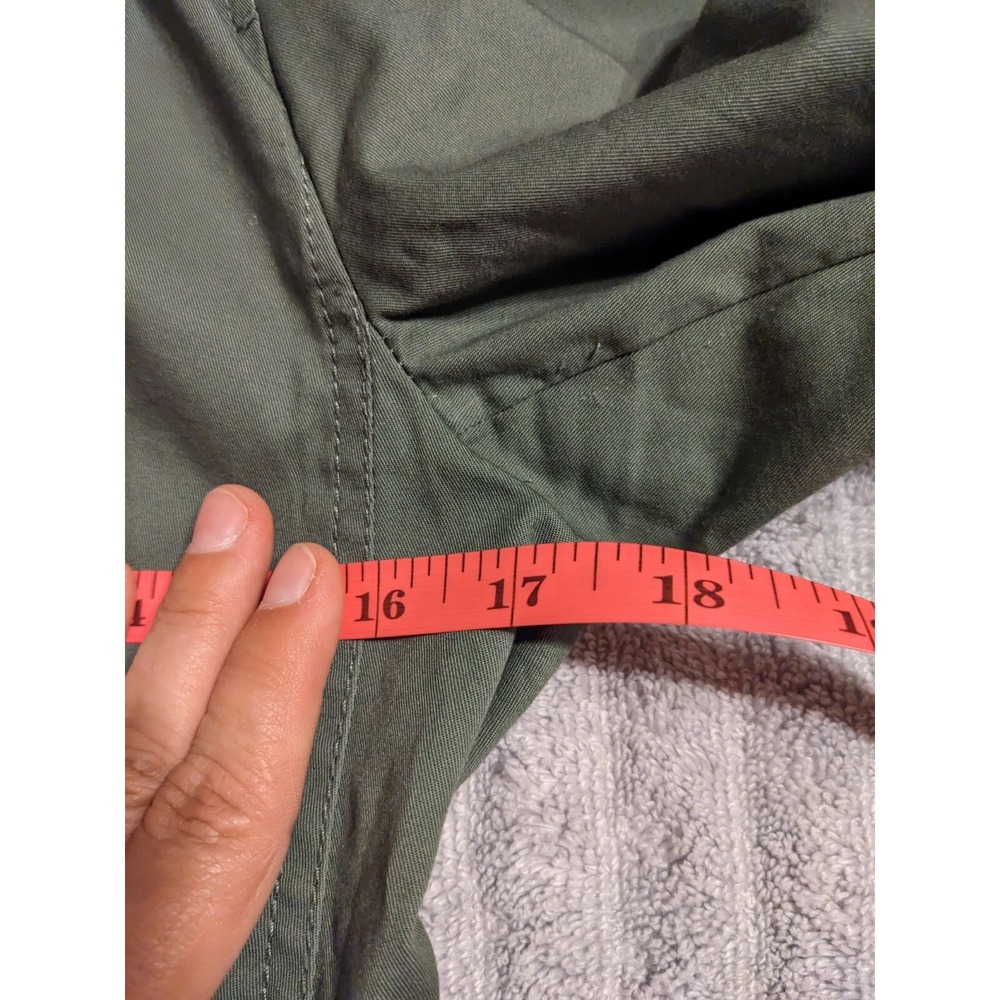 Talbots Olive Green Jacket Blazer Structured Button Details Sz 4P - Picture 7 of 8